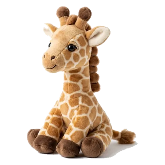 Baby giraffe plush toy